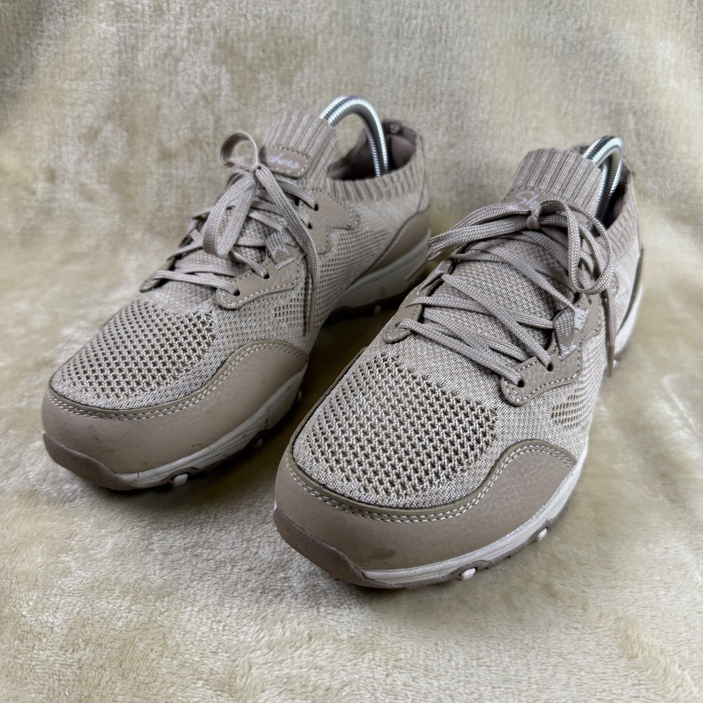 Skechers Air Cooled Memory Foam 158423 Seager Hiker Shoes Women's 9.5 Beige